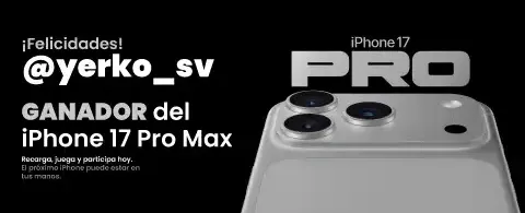 ¡Gánate un iPhone 17 Pro Max! 📱 banner